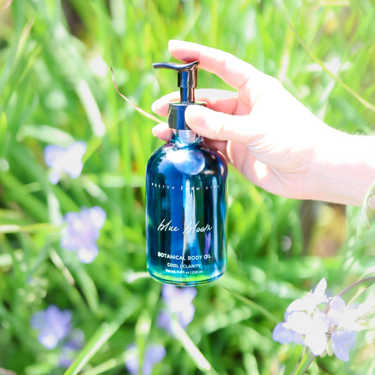 Aceite corporal botánico natural Blue Bloom