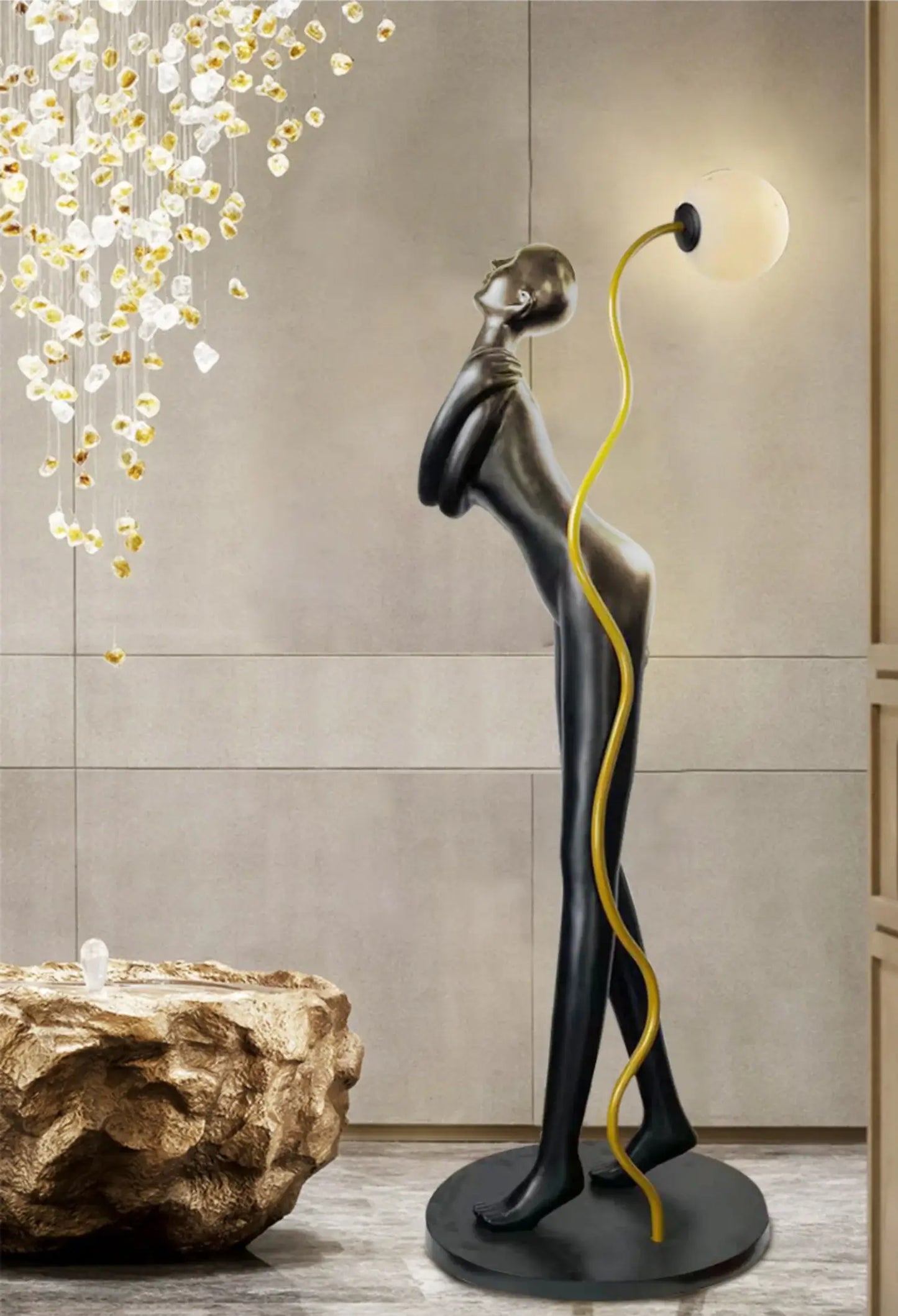 Lámpara de pie Escultura Venus de Arte Corporal