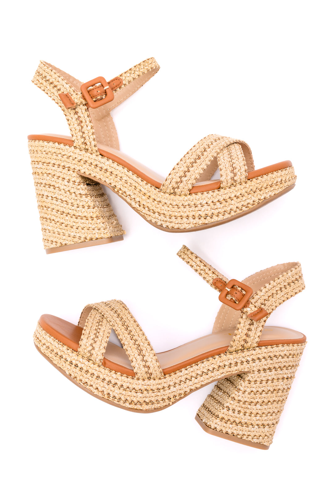 Zapatos de tacón de cuerda trenzada Bon Voyage
