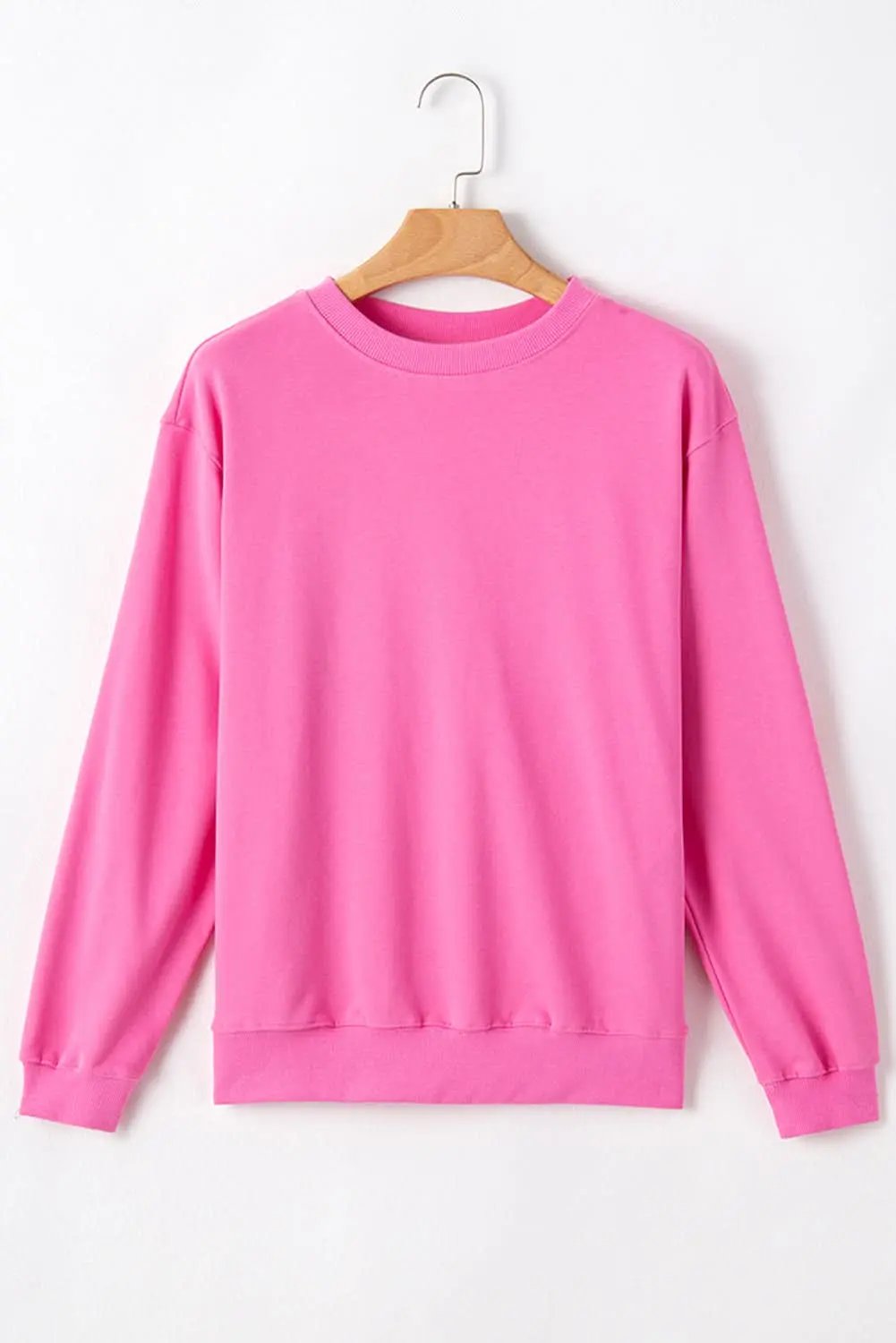 Sweaters Love Salve Pink Pullover Women's Daily Crewneck Sweatshirt - Soft & Casual