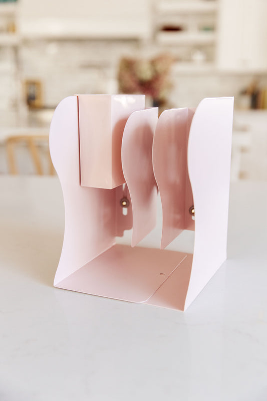 Organizador de escritorio expandible Boss Babe en rosa **VENTA FINAL**