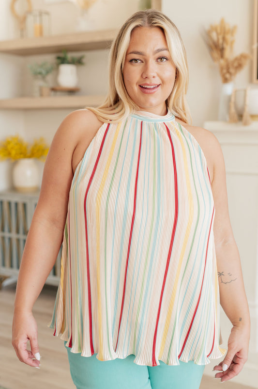 Camiseta sin mangas de cuello alto Boujee Brunch