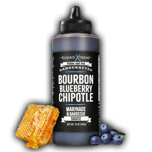 Salsa BBQ y Adobo de Arándanos, Chipotle y Bourbon