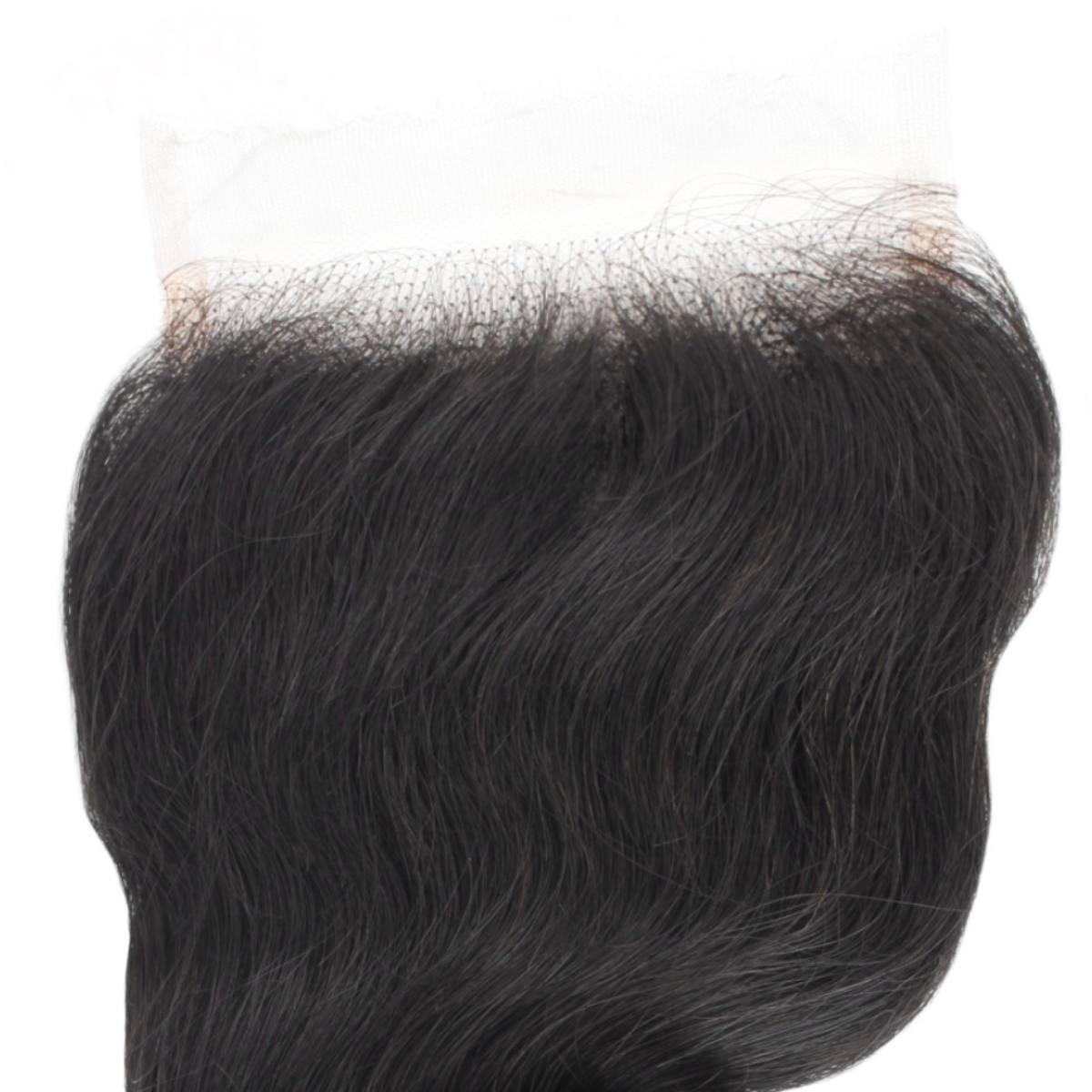 Cierre de cabello humano de encaje HD 5x5 con onda suelta