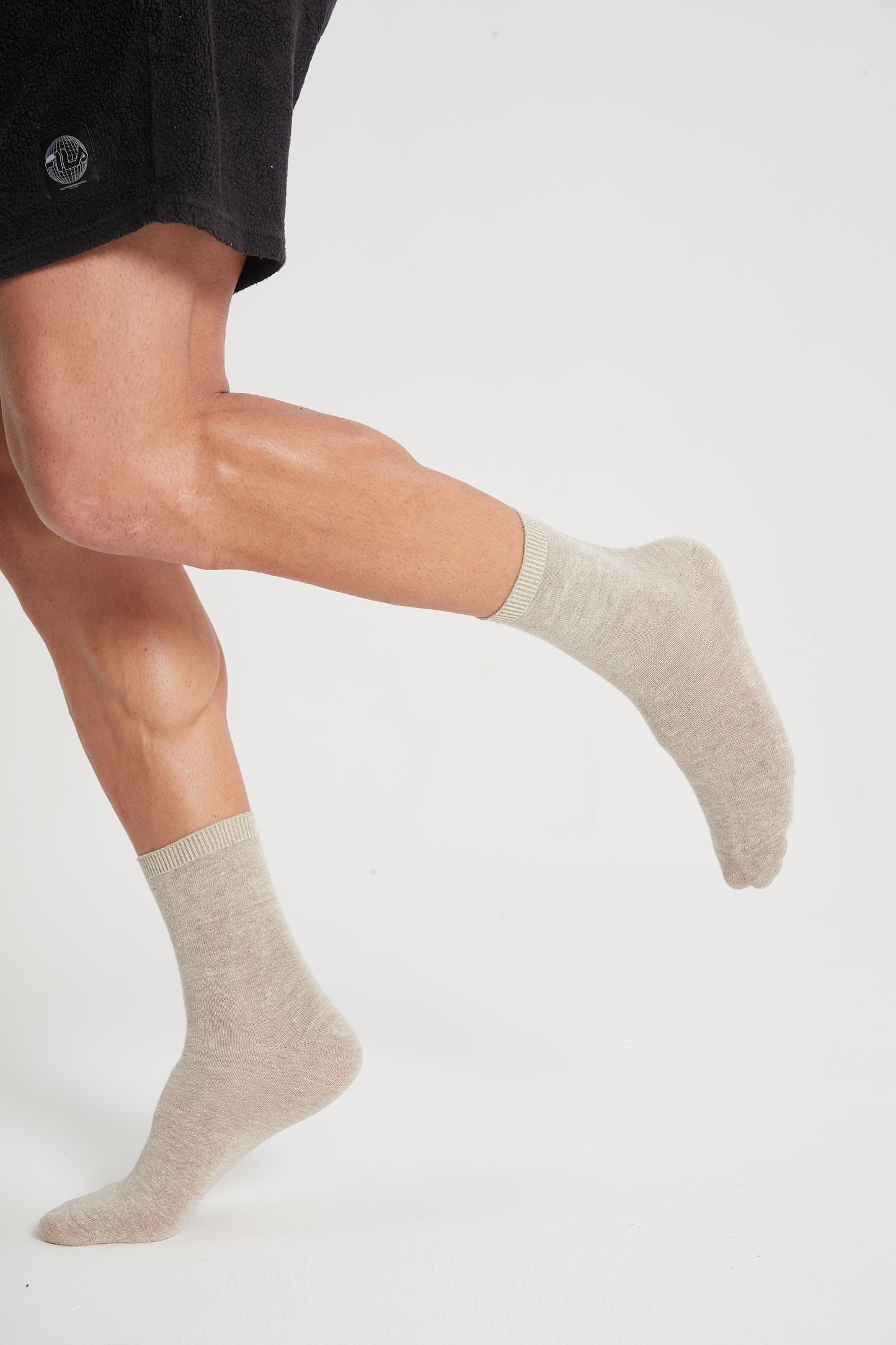 Personalized 3-Pack Men's Hemp Crew Socks