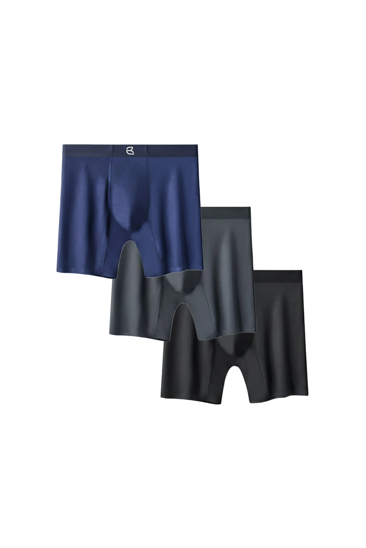 3-Pack Men's Modal Performance Long Boxer Brief