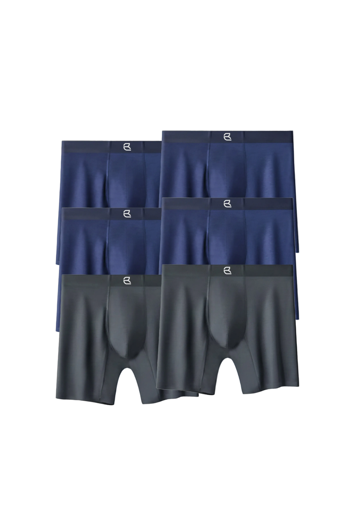 6-Pack Men's Modal Performance Long Boxer Brief