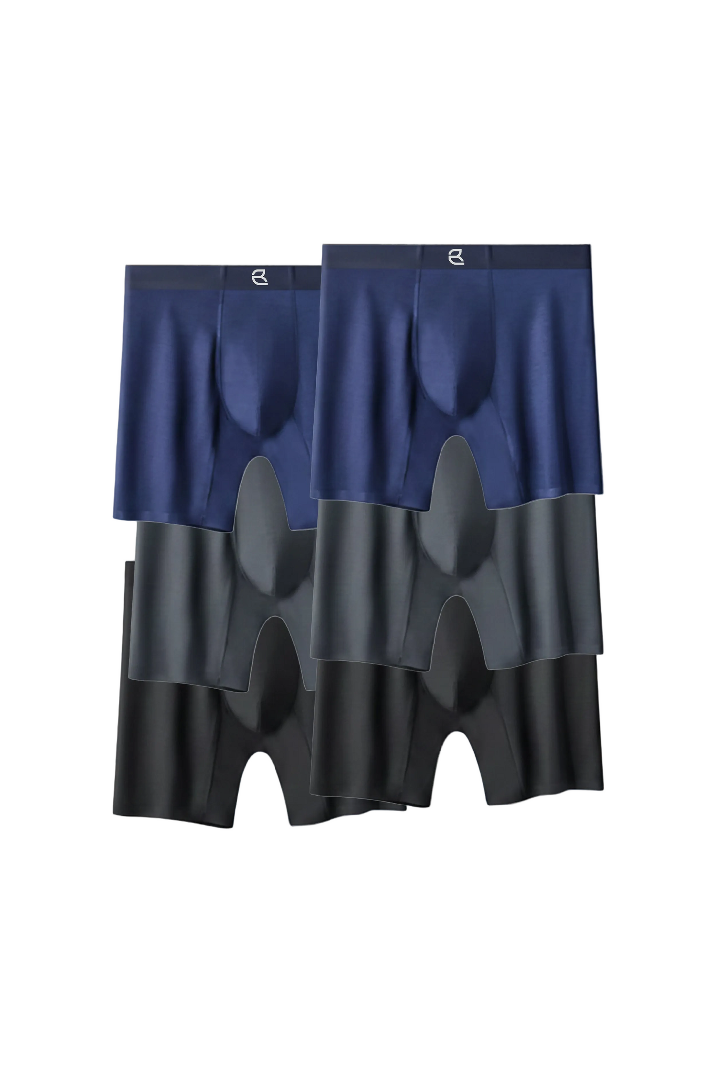 6-Pack Men's Modal Performance Long Boxer Brief