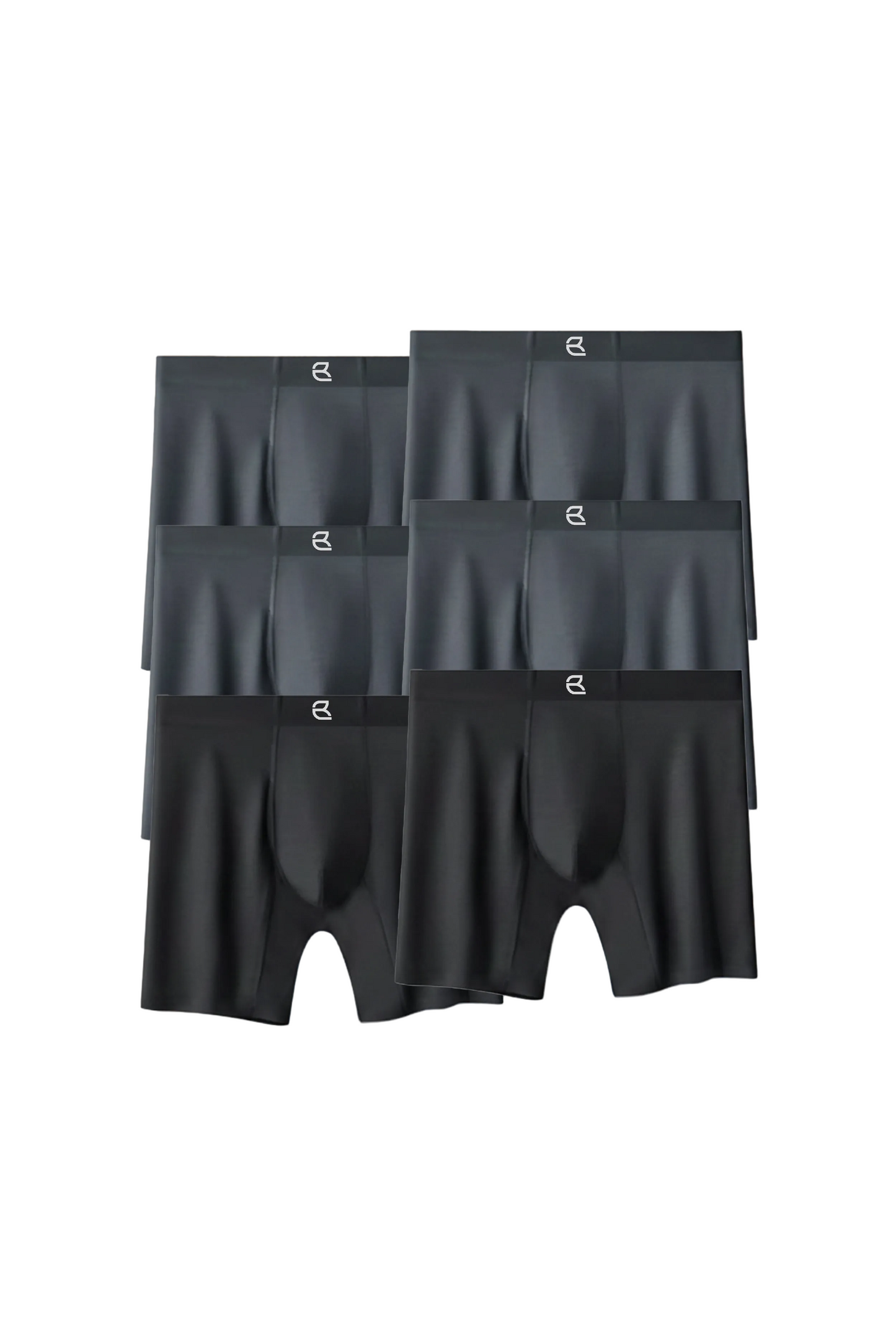6-Pack Men's Modal Performance Long Boxer Brief
