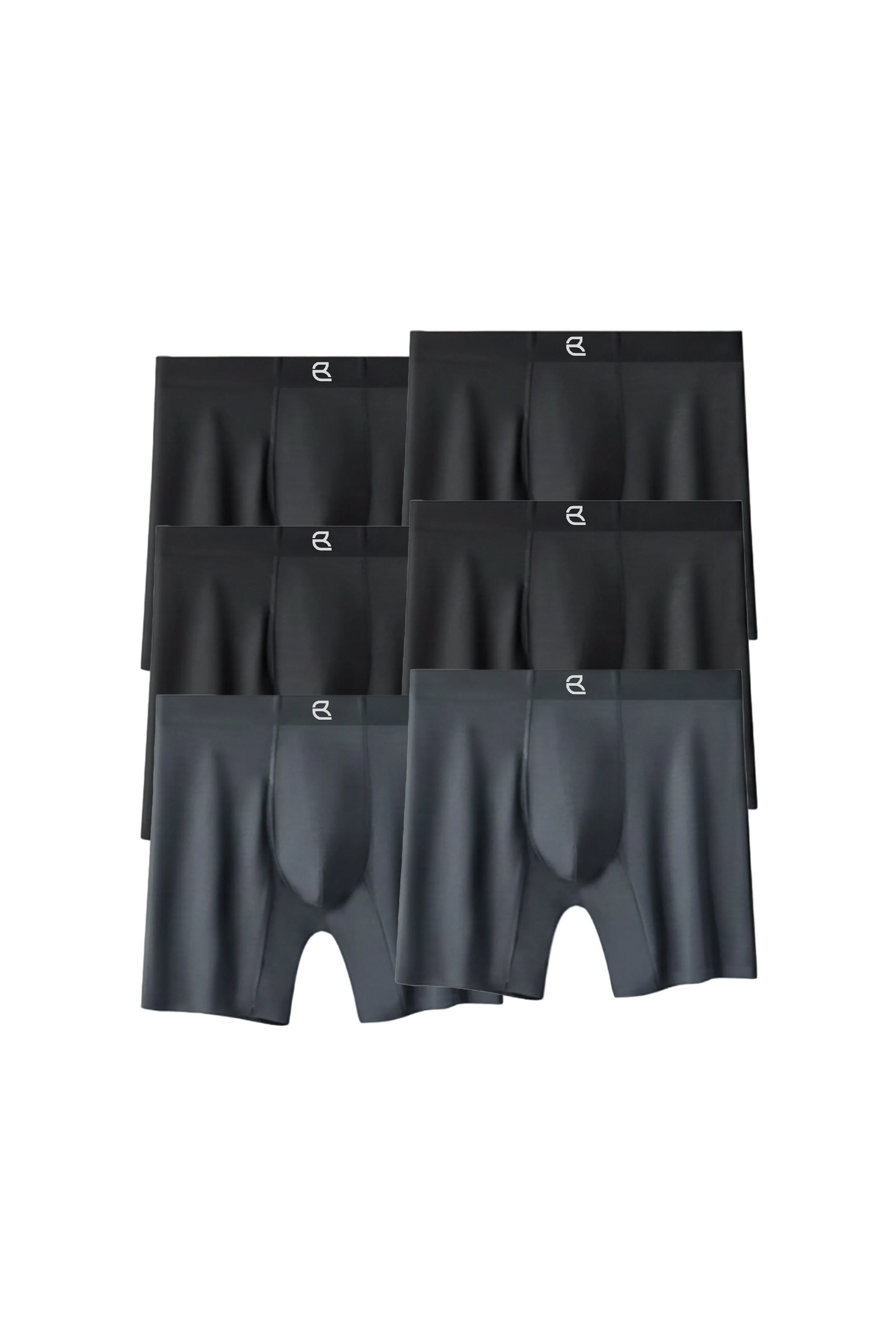 6-Pack Men's Modal Performance Long Boxer Brief