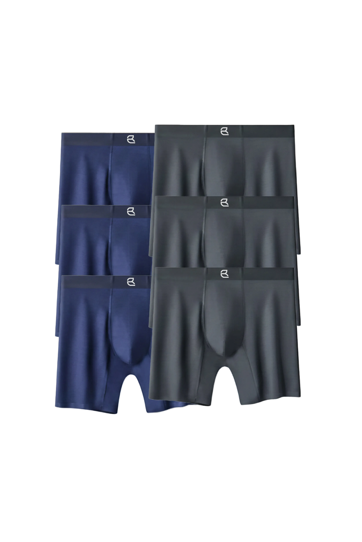 6-Pack Men's Modal Performance Long Boxer Brief