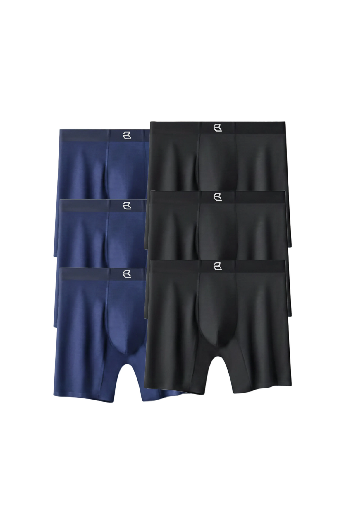 6-Pack Men's Modal Performance Long Boxer Brief