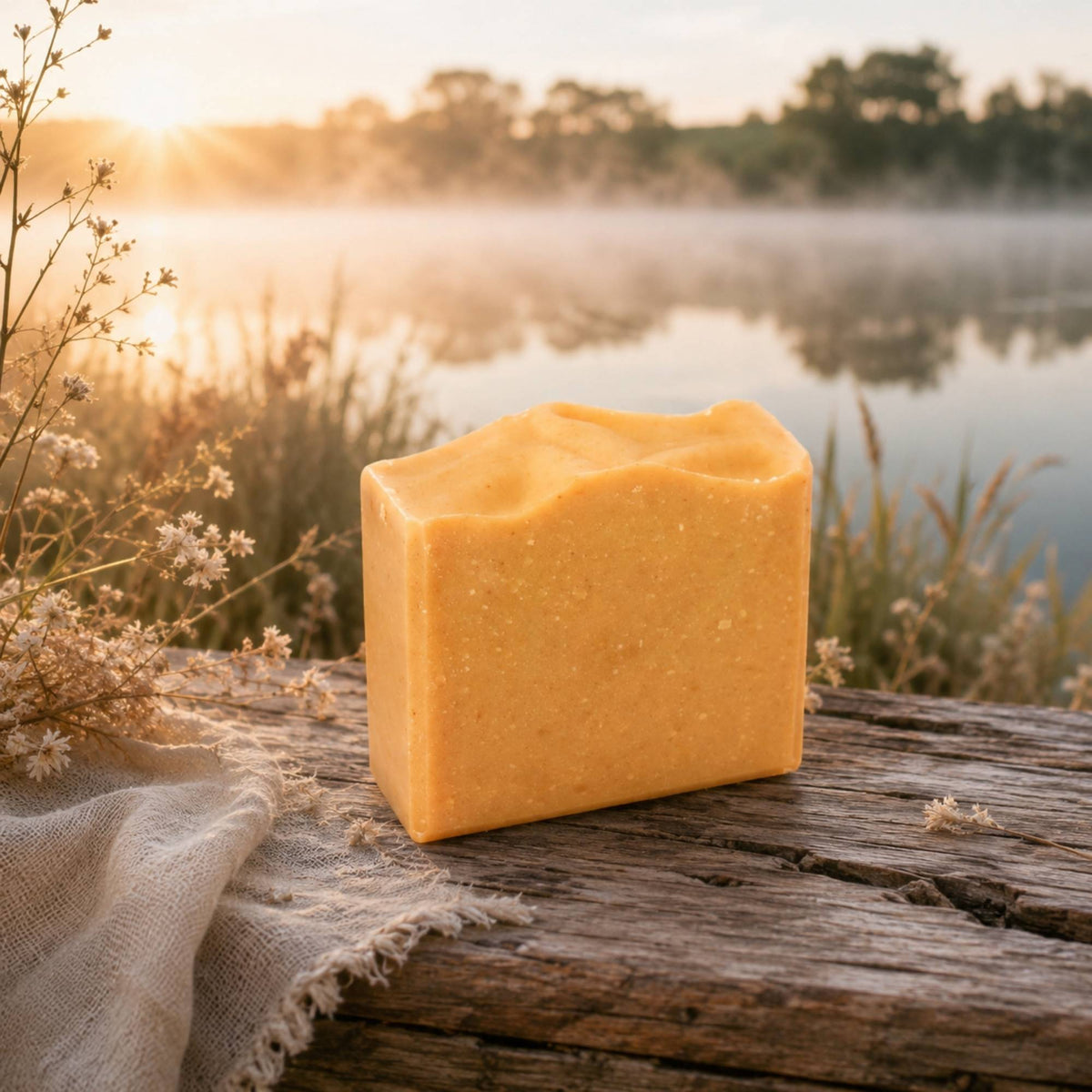 Barra de jabón iluminadora con vitamina C y bakuchiol