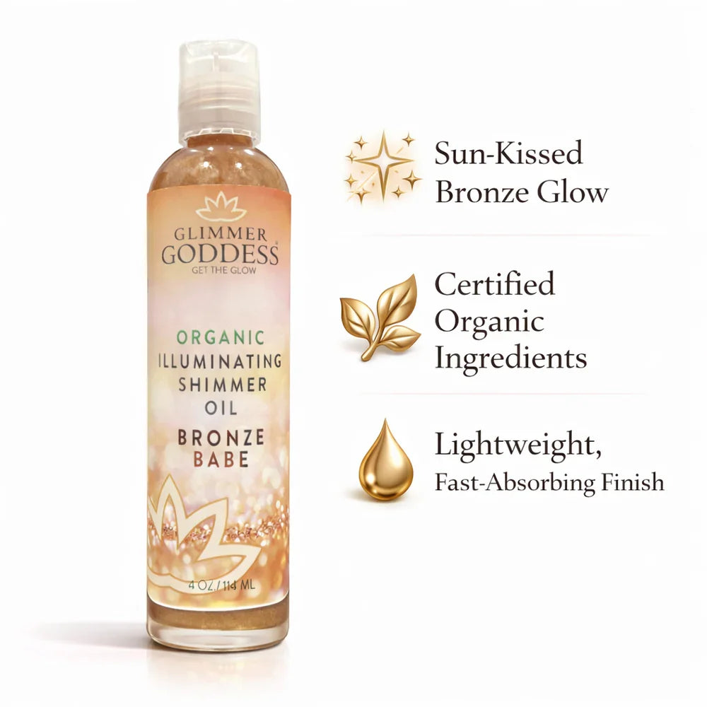 Glimmer Goddess Organic Illuminating Shimmer Oil
