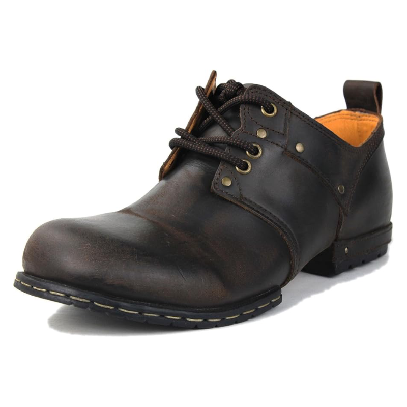 Botines Chukka Retro de Cuero para Hombre OS-6015-1-Retro-Style-R