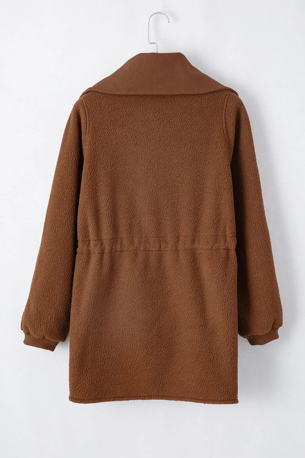 Sweaters Love Salve Brown Fleece Pullover Women's Daily Sweatshirt: Soft, Cozy
