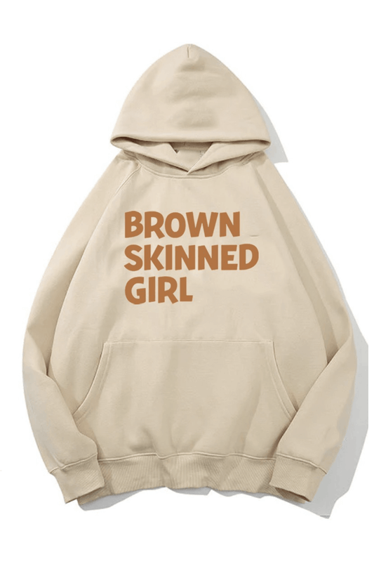 Sudadera con capucha para chica de piel morena