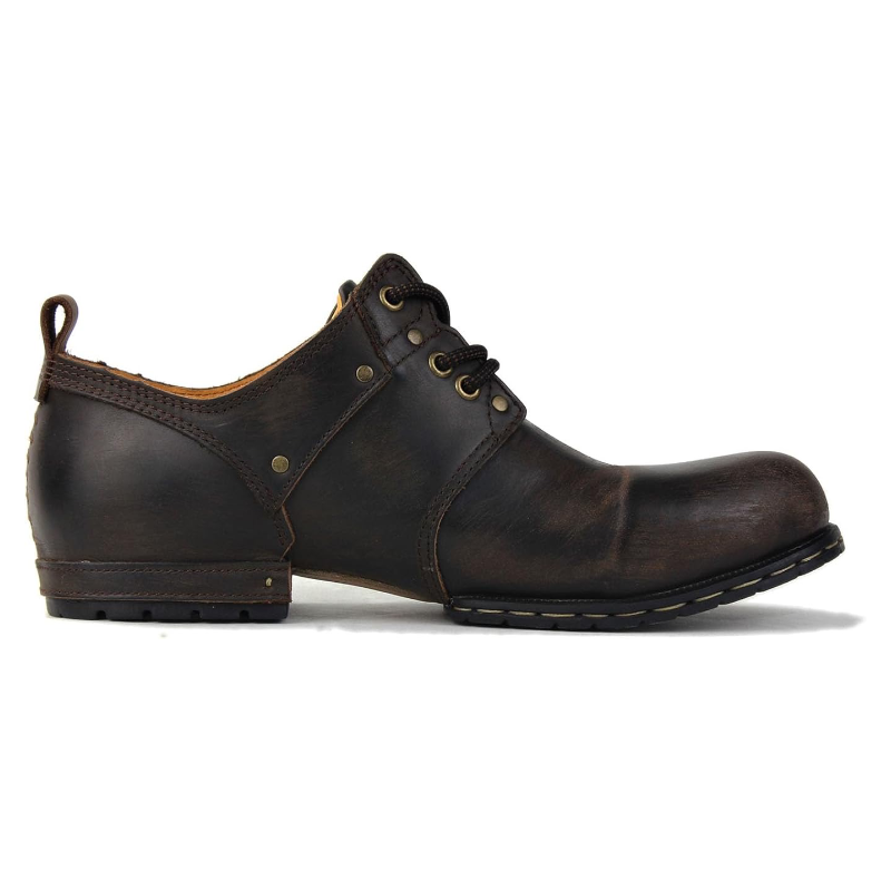 Botines Chukka Retro de Cuero para Hombre OS-6015-1-Retro-Style-R