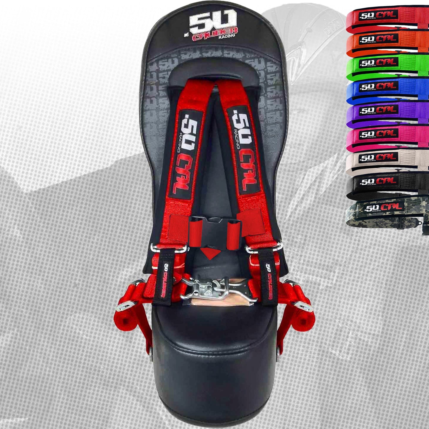 RZR PRO XP 4 Rear Bump Seat & Safety Harness