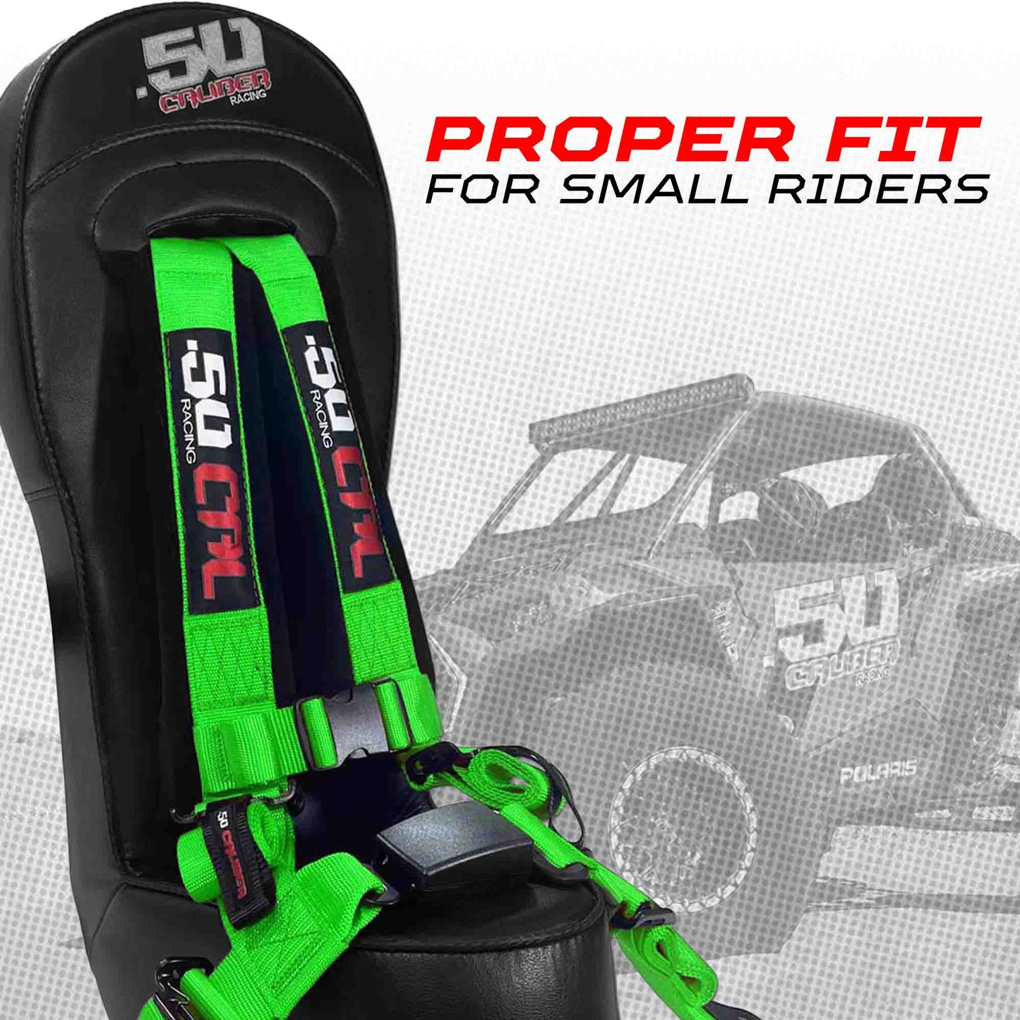 Polaris General Bump Seat with Harness