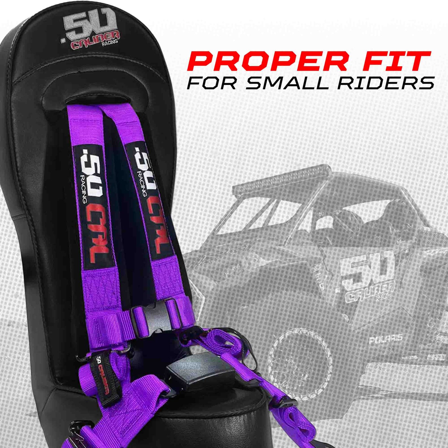 RZR PRO XP 4 Rear Bump Seat & Safety Harness