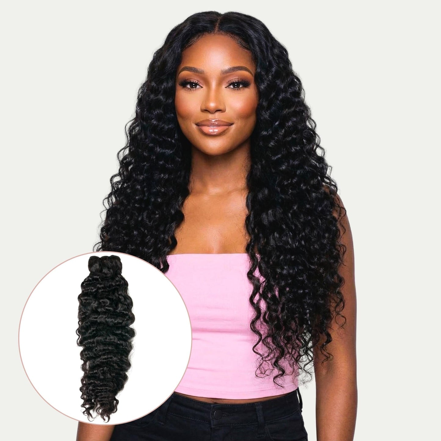 Extensiones de cabello 100 % humano birmano rizado
