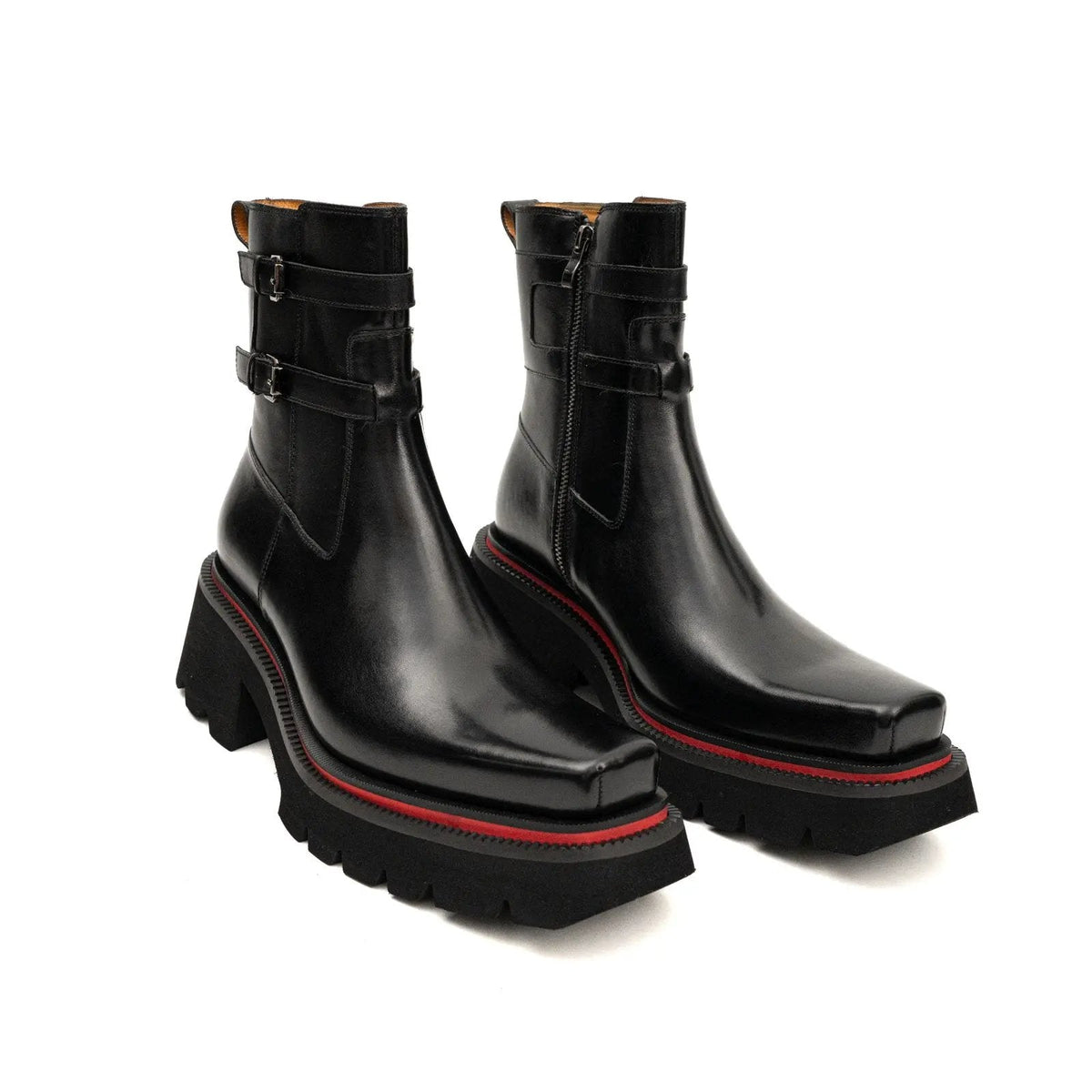 Black Cow Leather Chelsea Boots