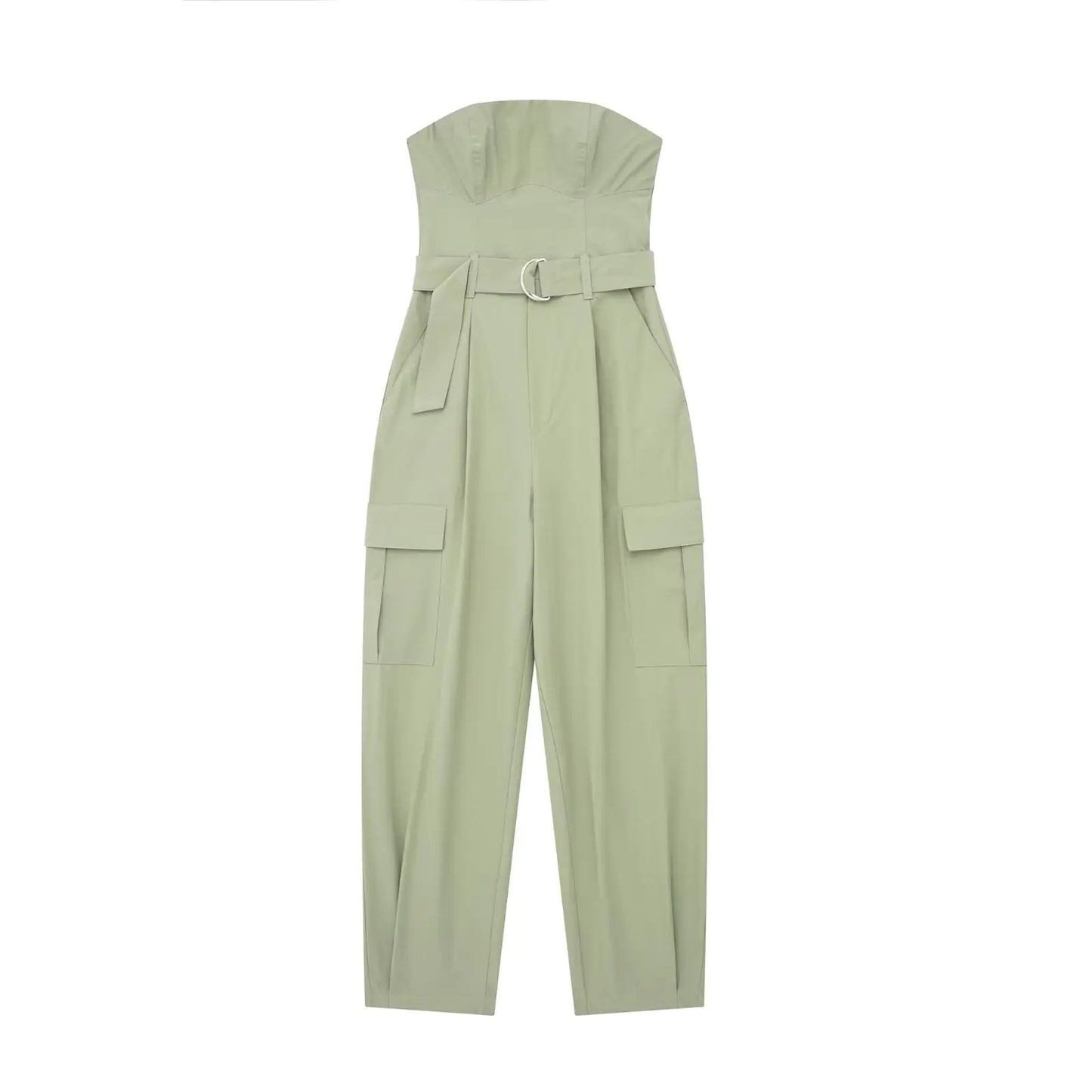 Summer Women's Fashion Strapless Jumpsuit