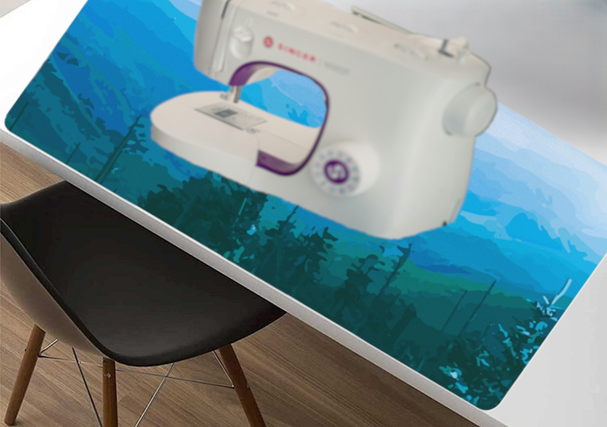 Tennessee's Smokey Mountains View 40" x 20" Desk Mat