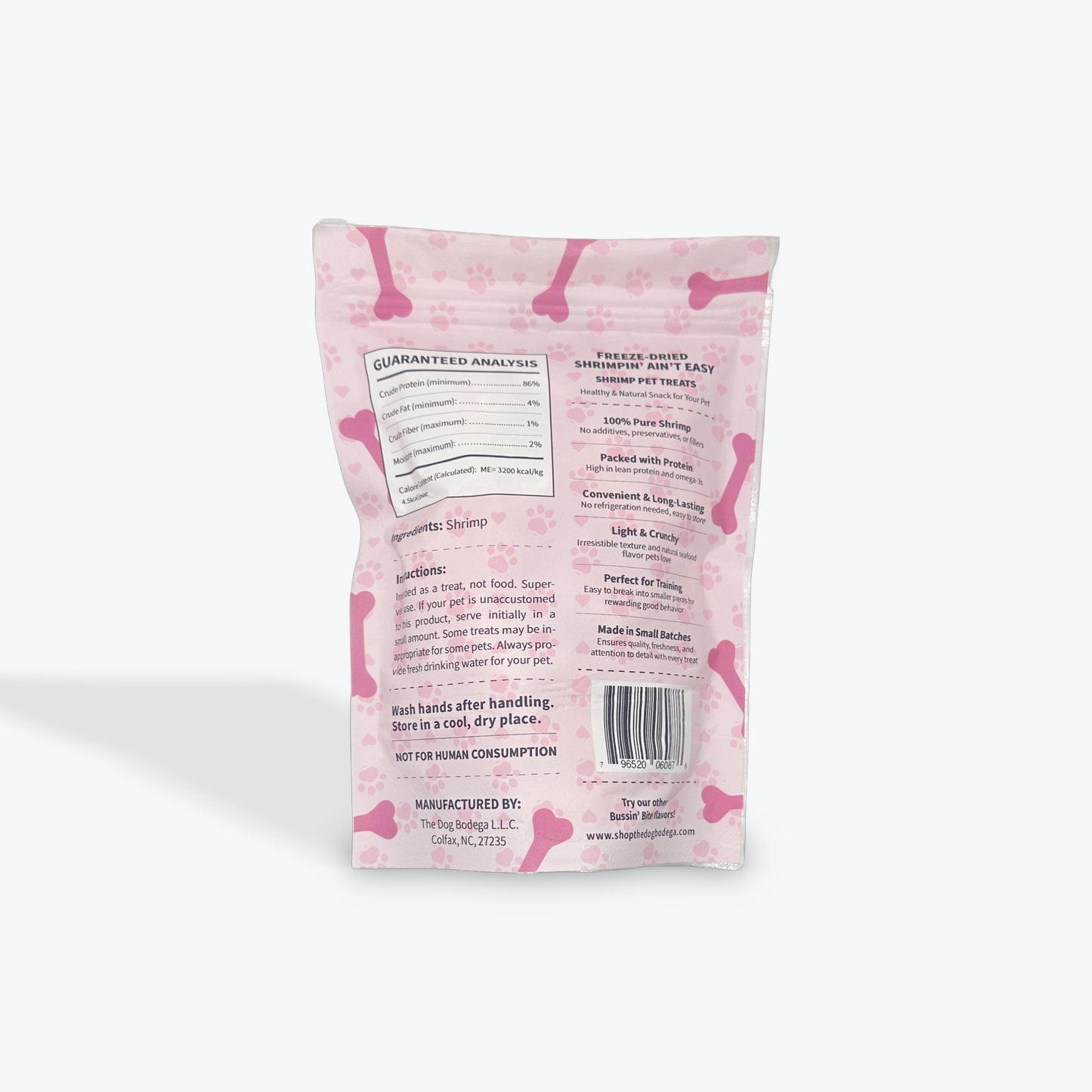 Single Ingredient, High Value Freeze-Dried Training Treats for Dogs & Cats - Shrimp