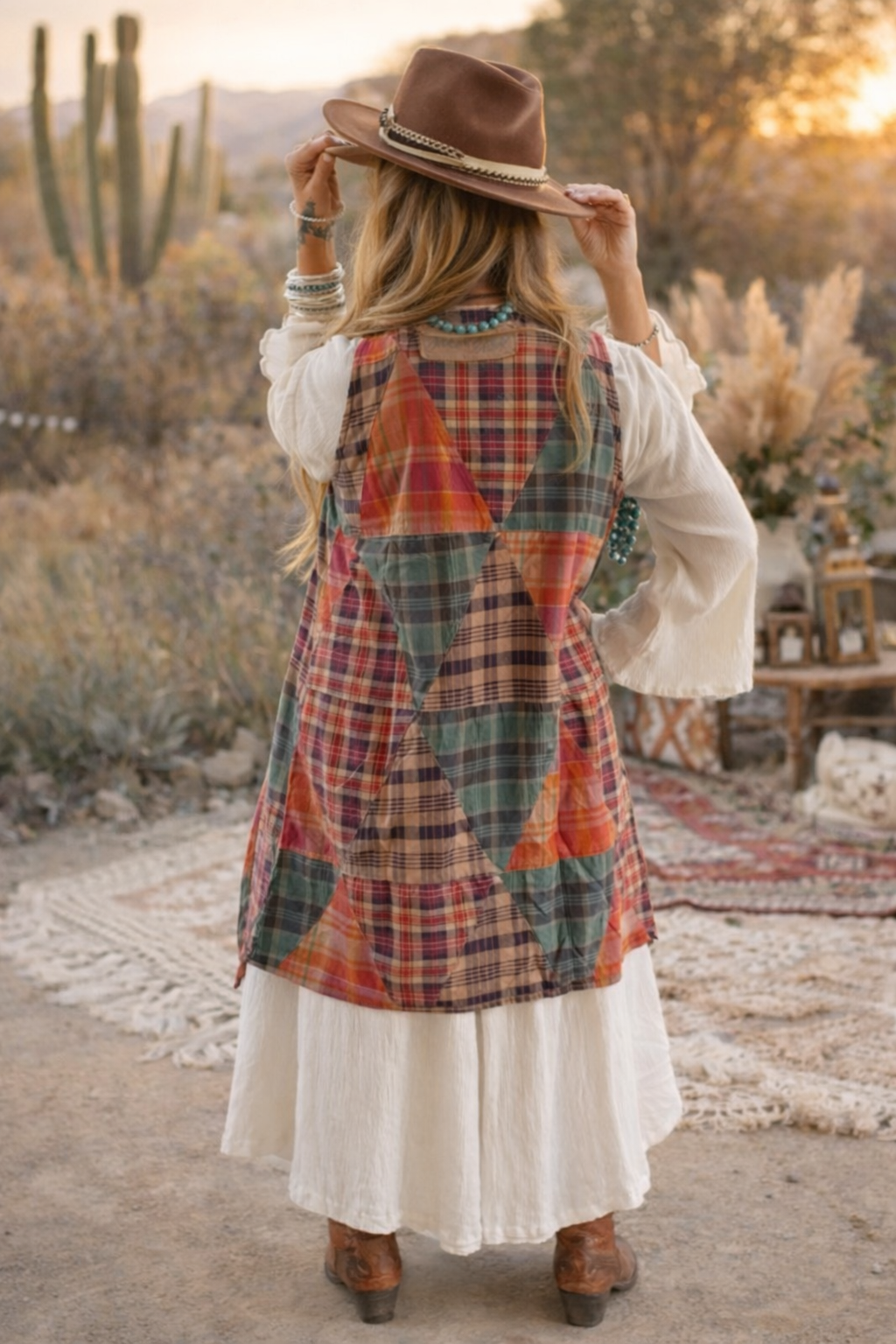 Chaleco de patchwork de Jaded Gypsy