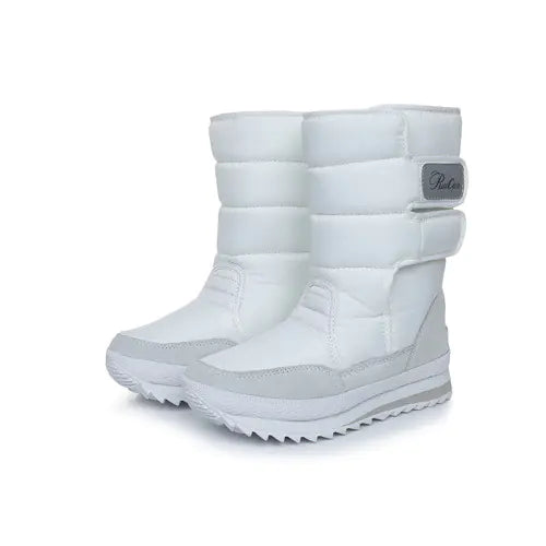 Winter Non-Slip Waterproof Cotton Flat Boots