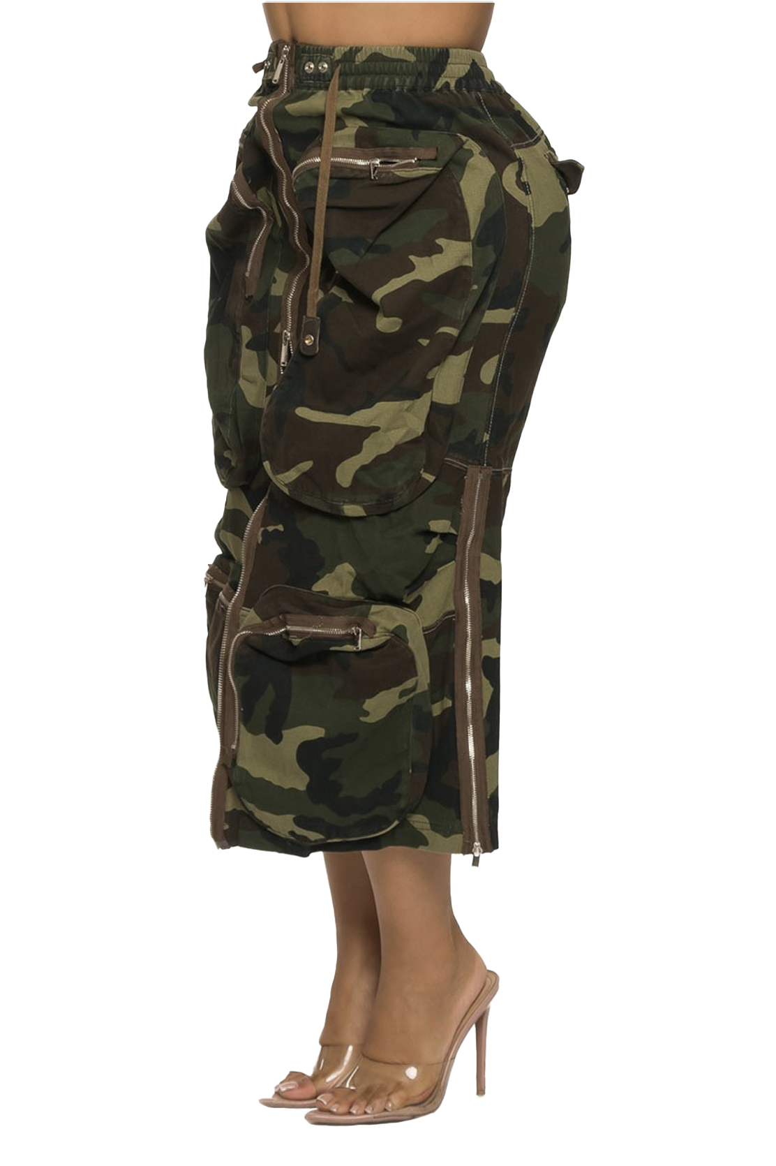 Falda cargo de camuflaje **SIN ELASTICIDAD**