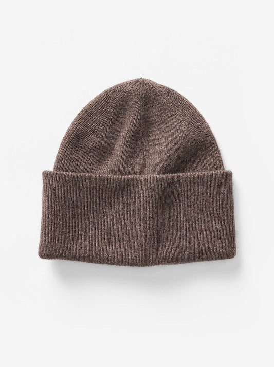 Gorro de cachemir con puño - Topo desierto