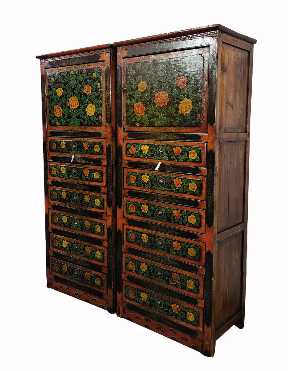 Tibetan Chest with 6 Drawers 1