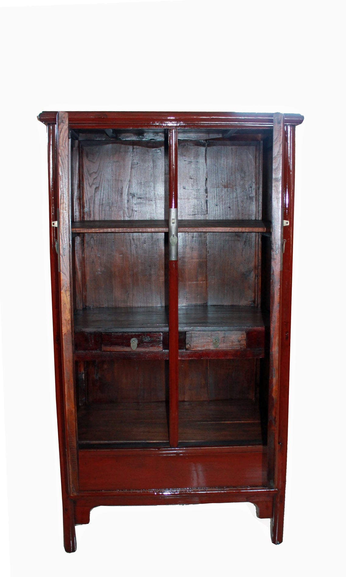 Gabinete para fideos de laca roja Z