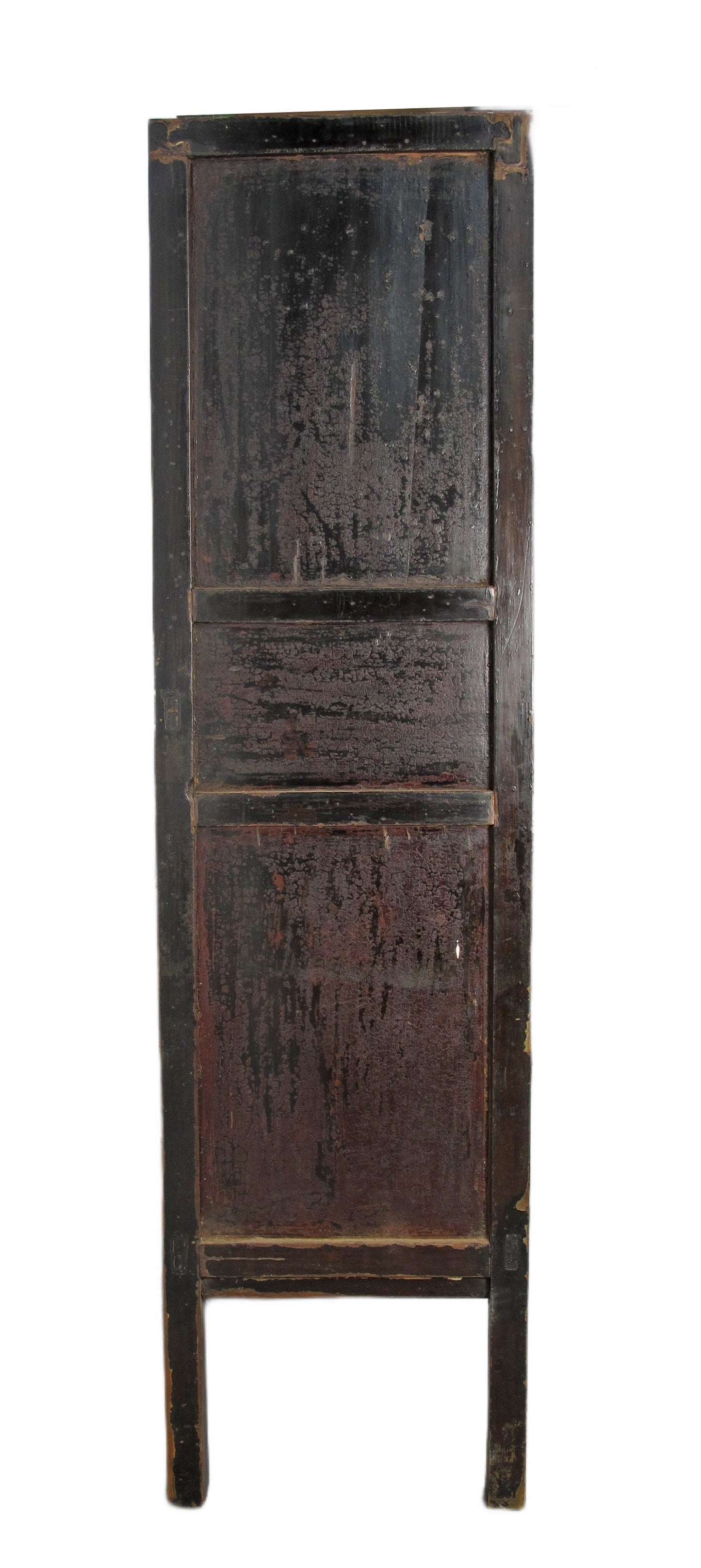 Mueble aparador chino antiguo negro de 213 cm de altura