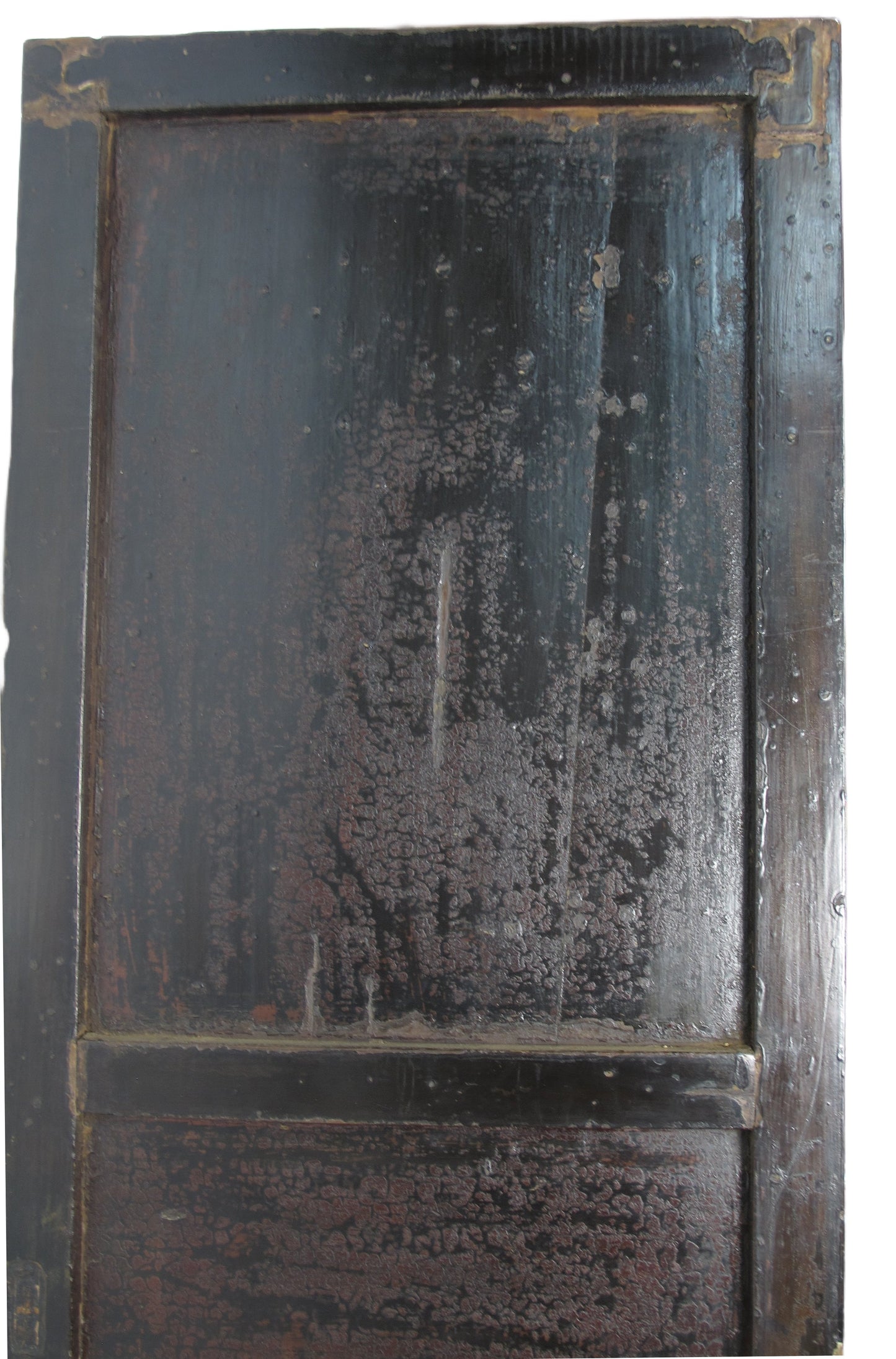 Mueble aparador chino antiguo negro de 213 cm de altura