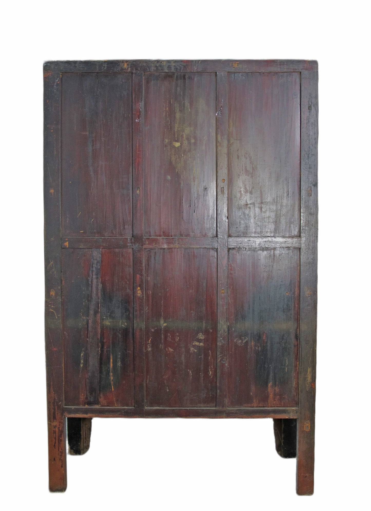 Mueble aparador chino antiguo negro de 213 cm de altura
