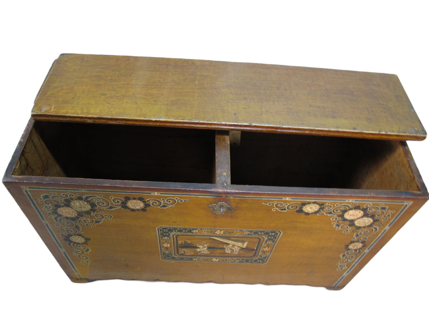 Mueble baúl antiguo de Mongolia