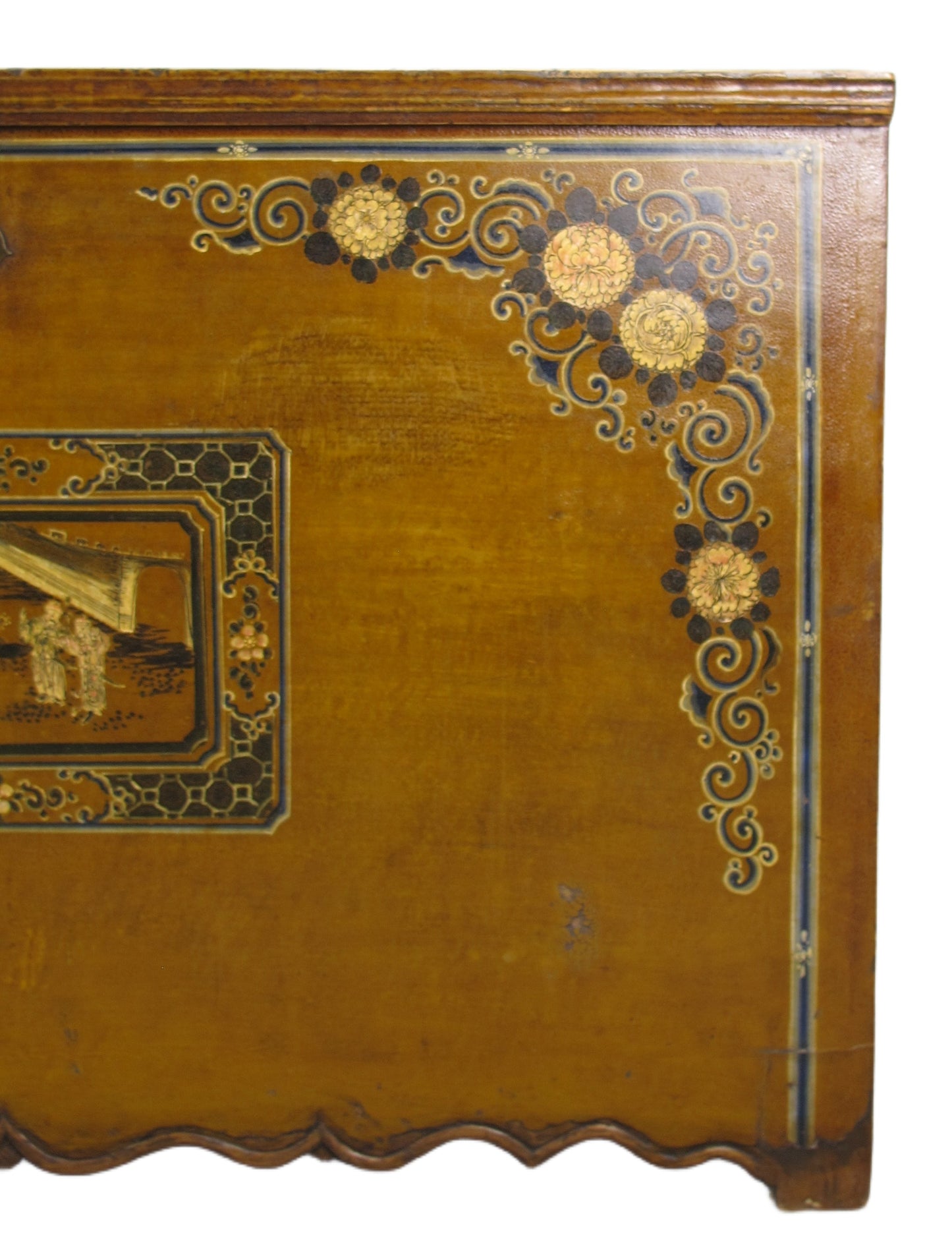 Mueble baúl antiguo de Mongolia