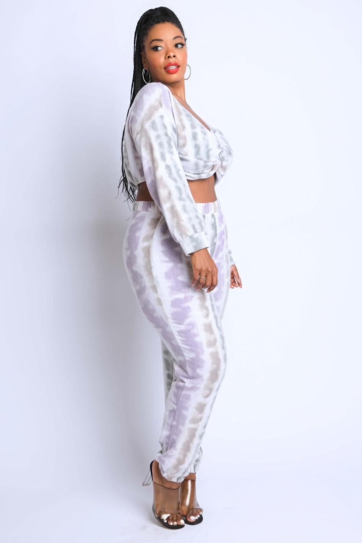 “On Clouds” Off Shoulder Set
