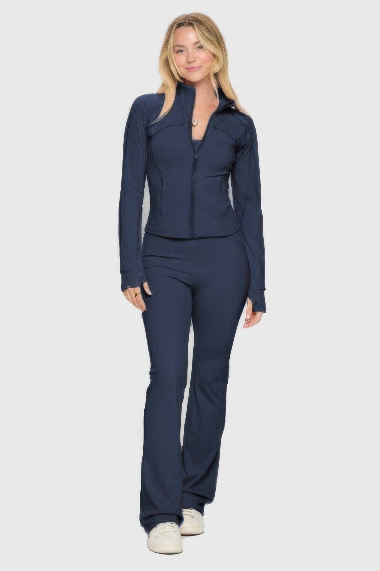 Conjunto de chaqueta de yoga premium con mono