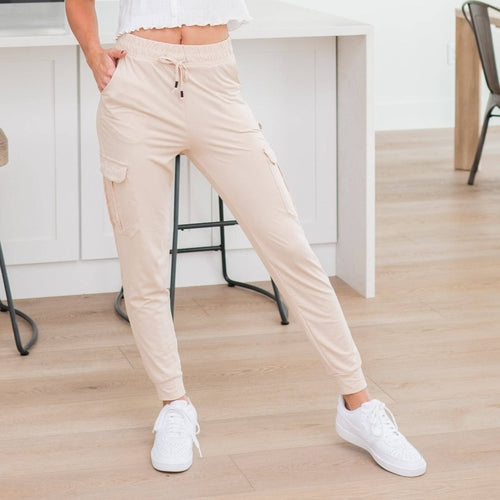 Pantalón deportivo ultrasuave con bolsillo tipo cargo