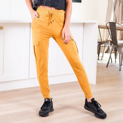 Pantalón deportivo ultrasuave con bolsillo tipo cargo