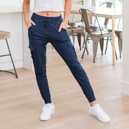 Pantalón deportivo ultrasuave con bolsillo tipo cargo