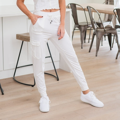 Pantalón deportivo ultrasuave con bolsillo tipo cargo