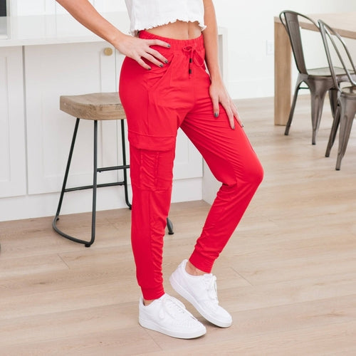 Pantalón deportivo ultrasuave con bolsillo tipo cargo