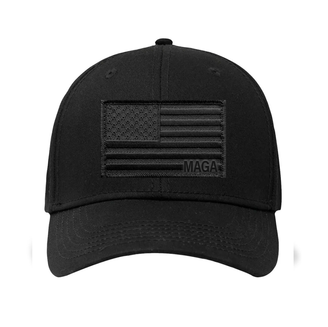 CLÁSICA - Gorra con bandera estadounidense tipo "Blackout"
