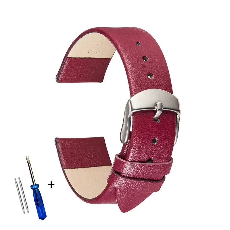 COROS PACE & APEX Classic Leather Band with Silver Buckle